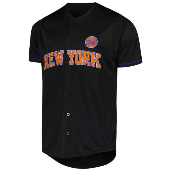New York Knicks Fanatics Pop Baseball Jersey - Black