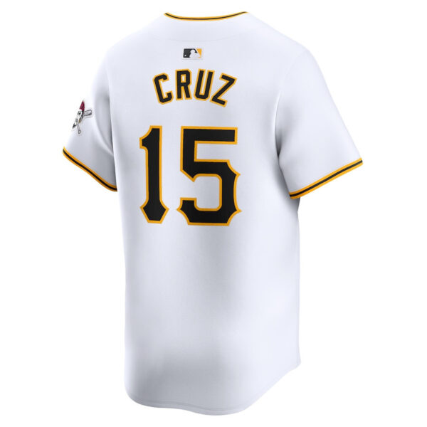 Oneil Cruz 15 Pittsburgh Pirates Home Limited Player Men Jersey - White