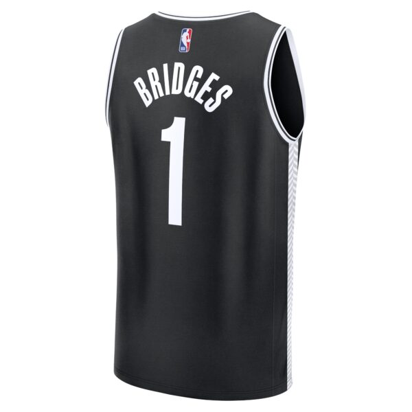 Mikal Bridges Brooklyn Nets Fanatics Fast Break Player Jersey - Icon Edition - Black