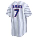 Dansby Swanson Chicago Cubs  Replica Player Jersey - White