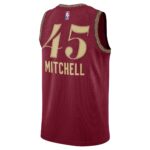 Donovan Mitchell Cleveland Cavaliers  Unisex 2023/24 Swingman Jersey - Wine - City Edition