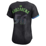 Randy Arozarena 56 Tampa Bay Rays 2024 City Connect Limited Women Jersey - Charcoal