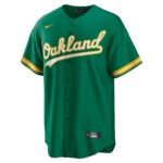 Seth Brown Oakland Athletics  Alternate Replica Jersey - Kelly Green