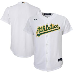 Oakland Athletics  Youth Home Replica Team Jersey - White
