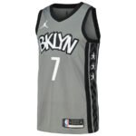 Kevin Durant 7 Brooklyn Nets Swingman Player Jersey - Statement Edition - Gray