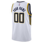 Indiana Pacers 2023/24 Association Swingman Custom Men Jersey - White