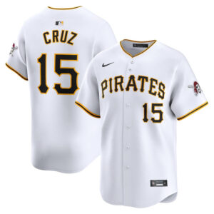 Oneil Cruz 15 Pittsburgh Pirates Home Limited Player Men Jersey - White