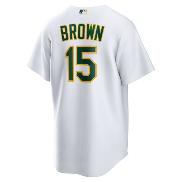 Seth Brown 15 Oakland Athletics Home Men Jersey - White