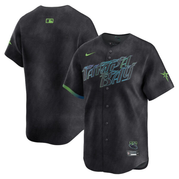 Tampa Bay Rays 2024 City Connect Limited Men Jersey - Charcoal