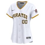 Pittsburgh Pirates  Women's Home Limited Custom Jersey - White