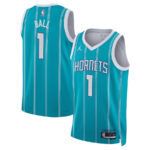 LaMelo Ball 1 Charlotte Hornets Unisex Swingman Jersey - Icon Edition - Teal