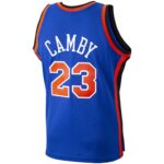 Marcus Camby New York Knicks Mitchell & Ness 1998/99 Hardwood Classics Swingman Jersey - Blue