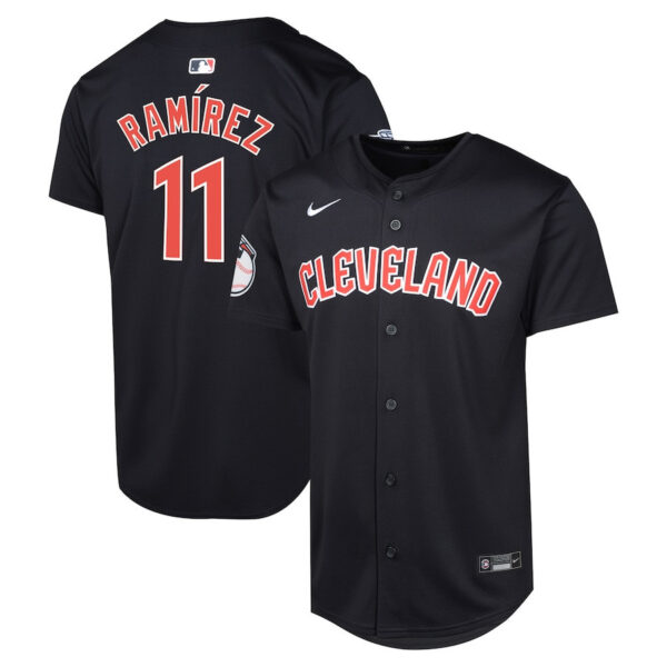Jos�� Ram��rez 11 Cleveland Guardians Alternate Limited YOUTH Jersey - Blue