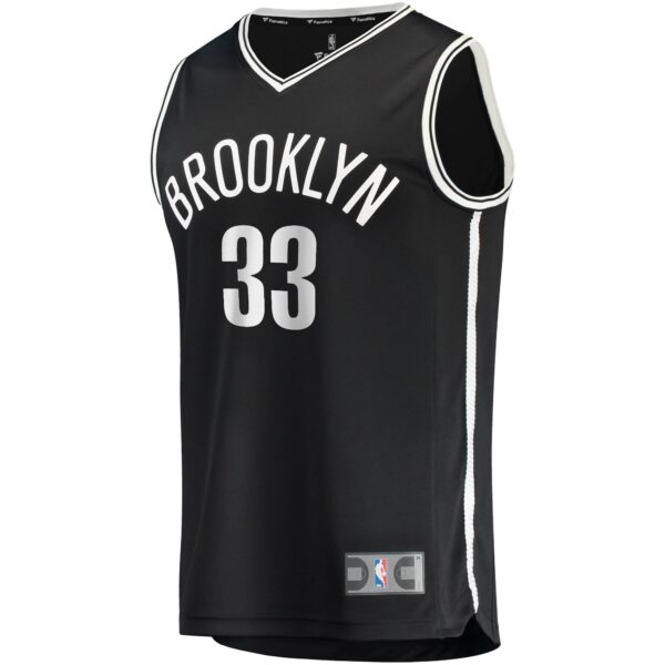 Nicolas Claxton Brooklyn Nets Fanatics Fast Break Replica Jersey - Icon Edition - Black