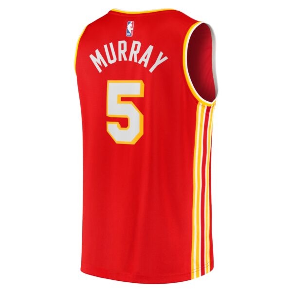 Dejounte Murray Atlanta Hawks Fanatics Fast Break Replica Jersey - Icon Edition - Red