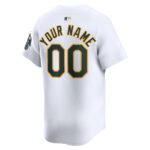 Oakland Athletics  Home Limited Custom Jersey - White