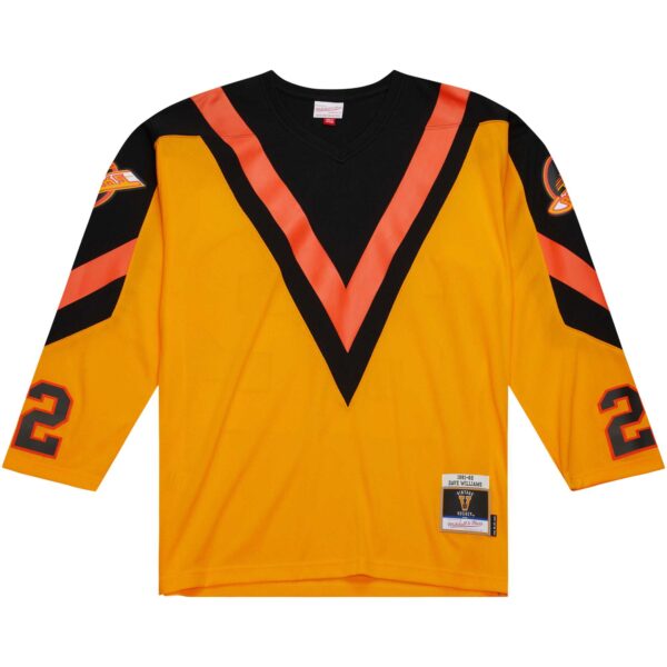 Dave Williams Vancouver Canucks Mitchell & Ness Men's 1981/82 Blue Line Player Jersey - Yellow
