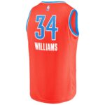 Kenrich Williams Oklahoma City Thunder Fanatics Youth Fast Break Replica Player Jersey - Statement Edition - Orange