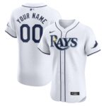 Tampa Bay Rays  Home Elite Custom Jersey - White