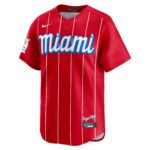 Jazz Chisholm Jr. Miami Marlins  City Connect Limited Player Jersey - Red