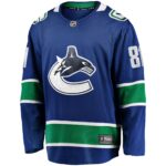 Dakota Joshua Vancouver Canucks Fanatics Home Premier Breakaway Player Jersey - Blue