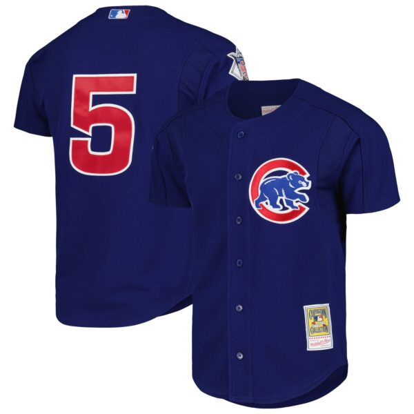 Nomar Garciaparra Chicago Cubs Mitchell & Ness Cooperstown Collection 2005 Batting Practice Jersey - Royal