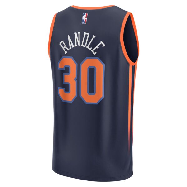 Julius Randle New York Knicks Fanatics Fast Break Replica Player Jersey - Statement Edition - Navy