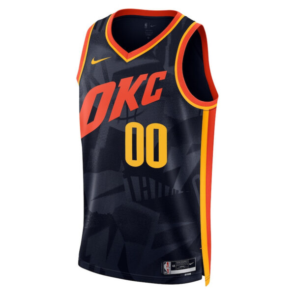 Oklahoma City Thunder 2023/24 City Edition Swingman Custom Jersey - Navy
