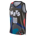 Brooklyn Nets 2023/24 City Edition Swingman Custom Jersey - Black