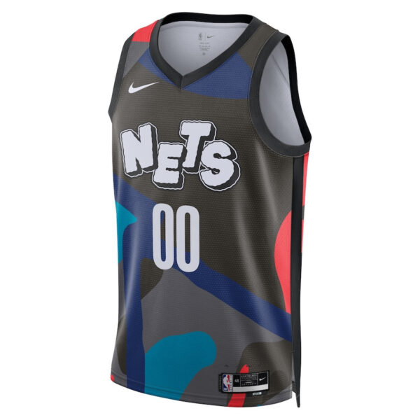 Brooklyn Nets 2023/24 City Edition Swingman Custom Jersey - Black