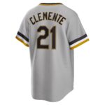 Roberto Clemente Pittsburgh Pirates  Road Cooperstown Collection Player Jersey - Gray