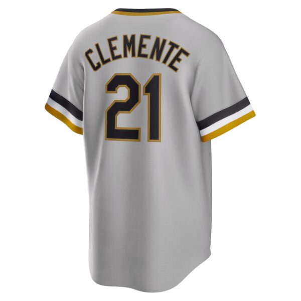 Roberto Clemente Pittsburgh Pirates  Road Cooperstown Collection Player Jersey - Gray