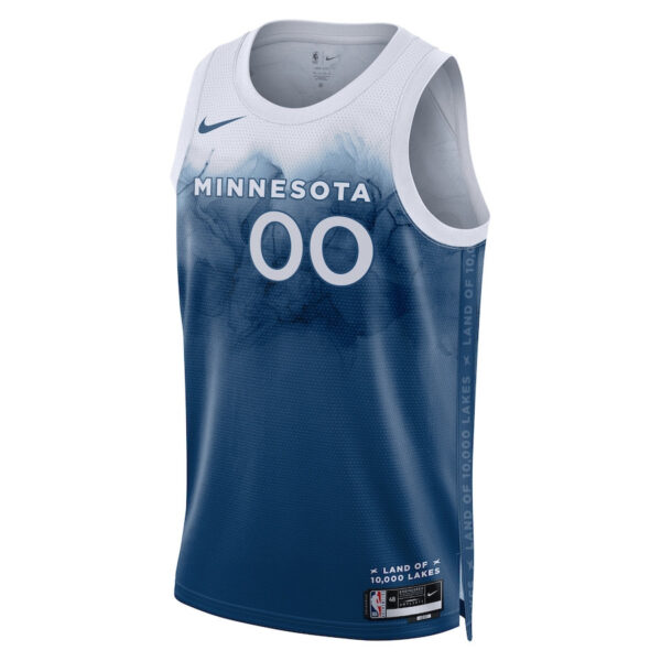 Minnesota Timberwolves 2023/24 City Edition Swingman Custom Jersey - Blue
