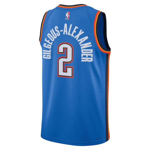 Shai Gilgeous-Alexander 2 Oklahoma City Thunder Unisex Swingman Jersey - Icon Edition - Blue