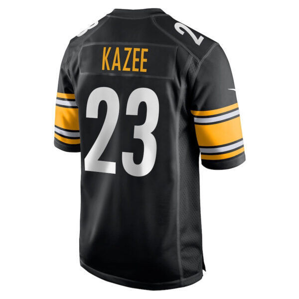 Damontae Kazee 23 Pittsburgh Steelers Men Game Jersey - Black