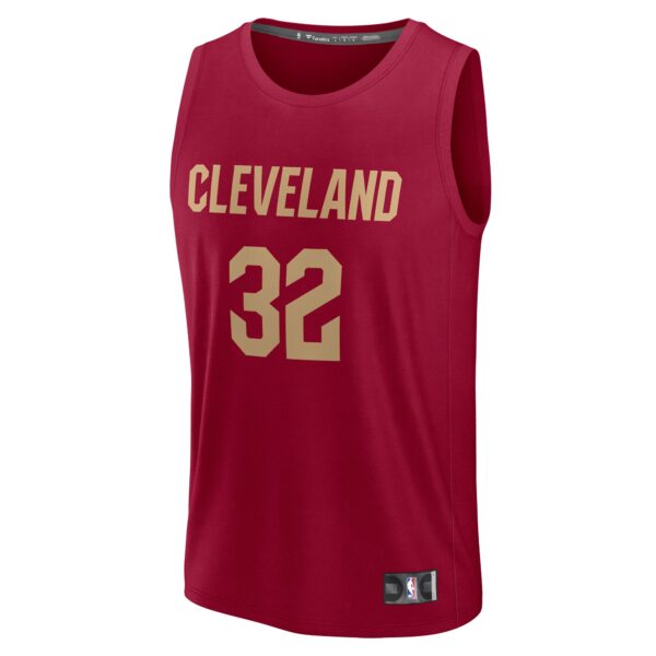 Dean Wade Cleveland Cavaliers Fanatics Youth Fast Break Player Jersey - Icon Edition - Wine