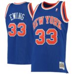 Patrick Ewing New York Knicks Mitchell & Ness 1991/92 Hardwood Classics Swingman Jersey - Blue