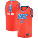 Jalen Williams Oklahoma City Thunder Fanatics Youth Fast Break Replica Player Jersey - Statement Edition - Orange