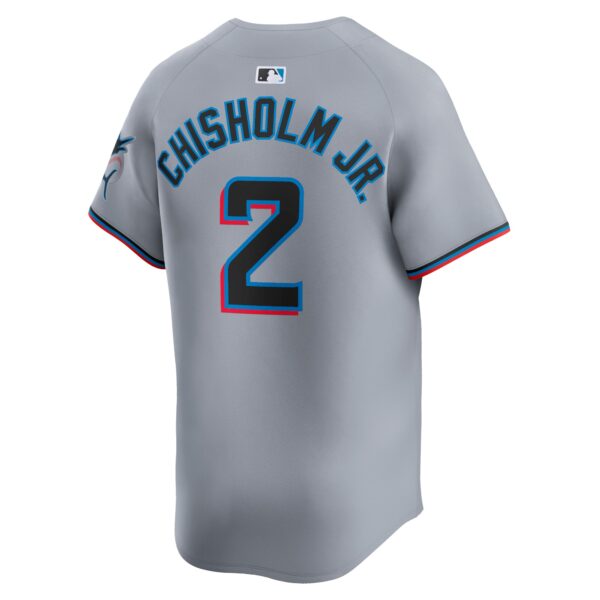 Jazz Chisholm Jr. Miami Marlins  Road Limited Player Jerseyu00c2u00a0u00e2u20acu201c Gray