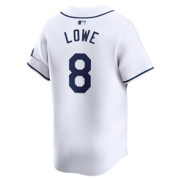 Brandon Lowe 8 Tampa Bay Rays Home Limited Player Men Jersey - White