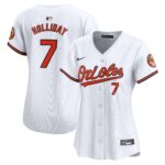 Jackson Holliday Baltimore Orioles  Women's Home Limited Player Jersey - White