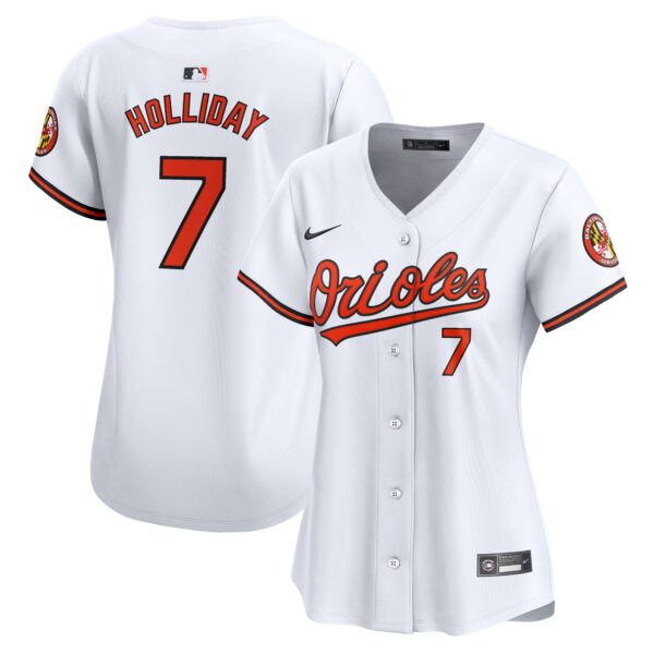 Jackson Holliday Baltimore Orioles  Women's Home Limited Player Jersey - White