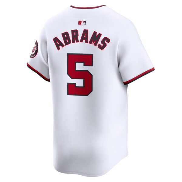 CJ Abrams Washington Nationals  Home Limited Player Jersey - White