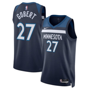 Rudy Gobert 27 Minnesota Timberwolves Unisex Swingman Jersey - Icon Edition - Navy