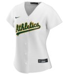 Oakland Athletics  Women's Home Replica Custom Jersey - White