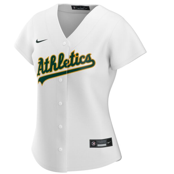 Oakland Athletics  Women's Home Replica Custom Jersey - White