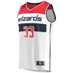 Kyle Kuzma Washington Wizards Fanatics Fast Break Replica Jersey - Association Edition - White