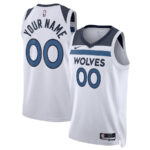 Minnesota Timberwolves 2023/24 Association Swingman Custom Men Jersey - White