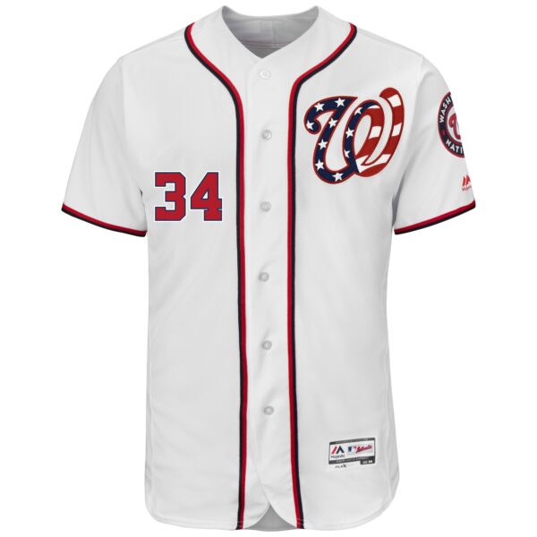 Bryce Harper Washington Nationals Majestic 2017 Flex Base Authentic Jersey - White
