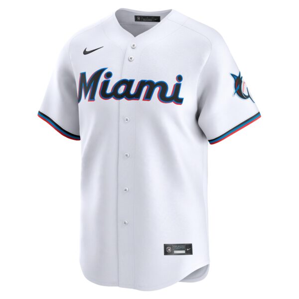 Miami Marlins  Home Limited Custom Jersey - White